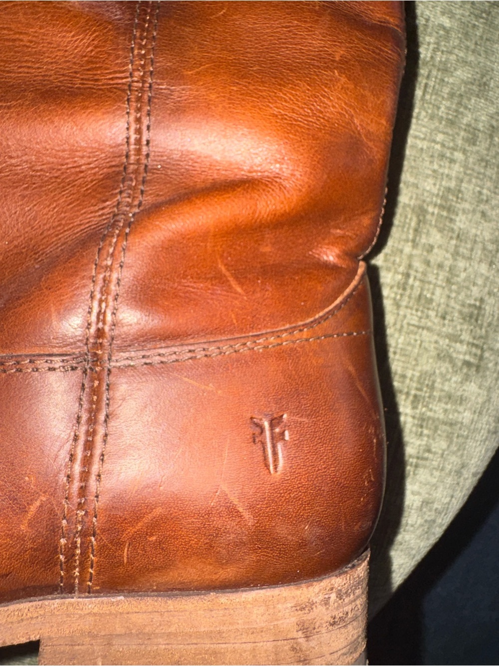 Frye Brown Leather Tall Riding Boots 7 - Picture 2 of 10